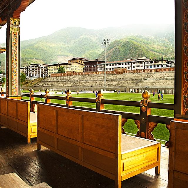 SweeperPod's tweet photo. 🏟️❌ The Asian Football Confederation this summer banned artificial pitches, which is set to affect numerous national teams in upcoming AFC Asian Cup qualifying matches.

Nepal cannot play at their Dasharath Stadium in Kathmandu, while Bhutan's iconic Changlimithang Stadium in Thimphu does not fulfil the criteria either!