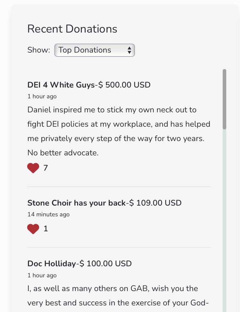 We need to take care of our own.