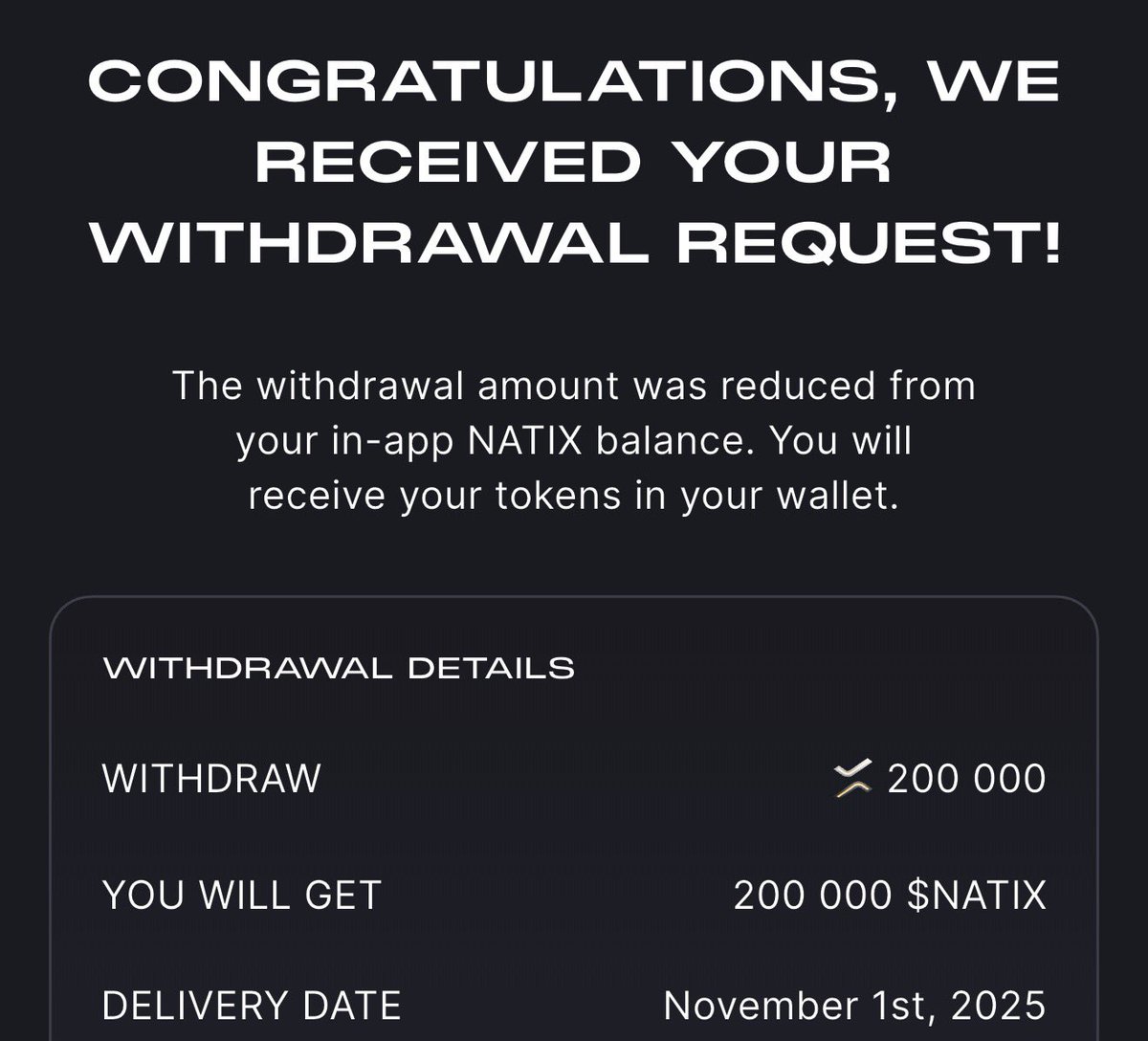 just received my early driver airdrop from <a href="/NATIXNetwork/">NATIX Network</a> for driving my tesla 🤩