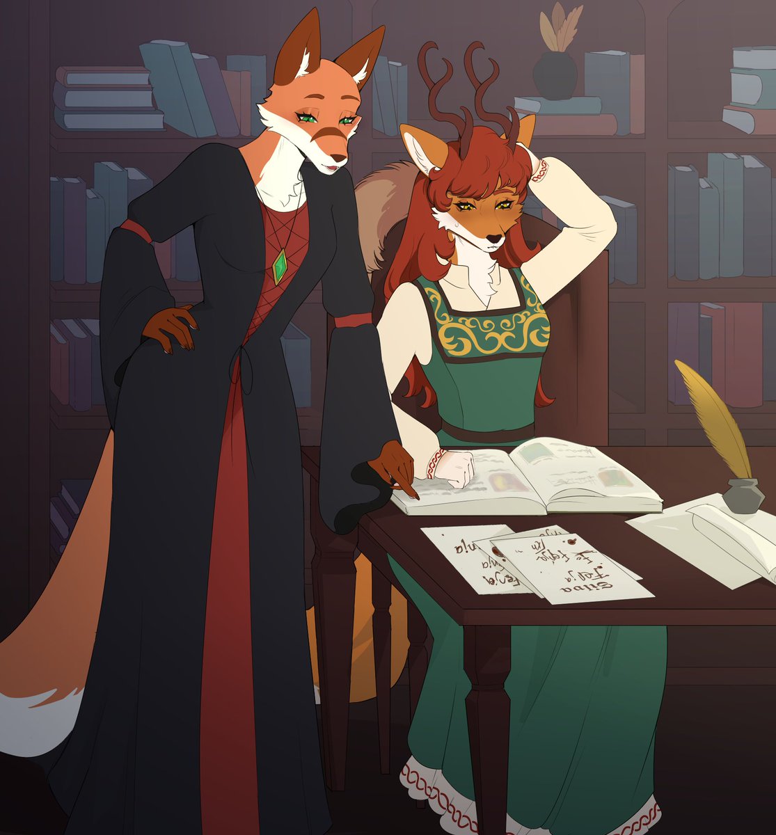 First Raffle Prize is ready~ 👑

Title: Foxy Readings
Link: furaffinity.net/view/62486471/
Art by © DocFurPanic
Fenja is © ClumsyWitch's OC
Silva Vernalis is mine © Prince_Borgon
#raffle_prize

🏰 Discord Server: discord.gg/JeTsjRbVmK 🏰