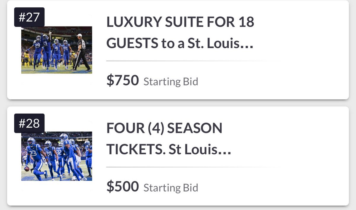 🚨 New Auction Items Just Added! 🚨

🏈 Luxury Suite for 18 Guests – Enjoy the ultimate game day experience in style! (Value $2,500)
🏈 FOUR (4) Season Tickets – Secure your seats for the entire season! (Value $2,000)

Get your bids in now! 🤩 one.bidpal.net/musoftball25go…