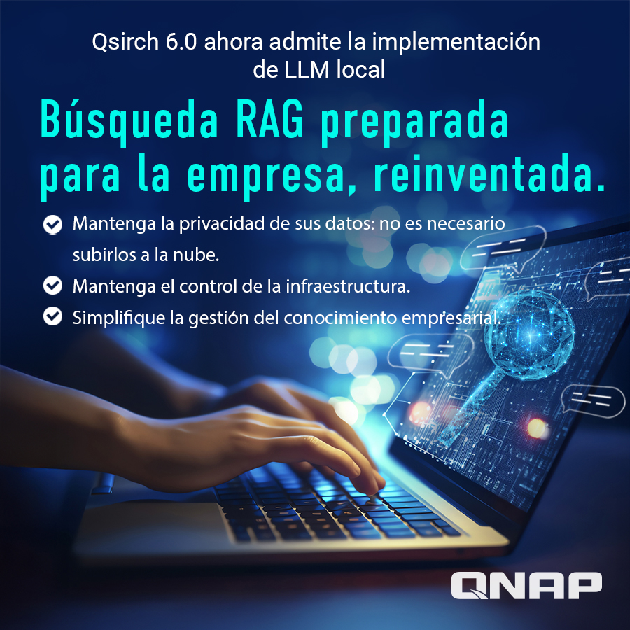 Qnap_LA's tweet image. 📢 Qsirch 6.0 es compatible con la búsqueda RAG local, una solución de IA más inteligente y segura para las empresas

🔏 Diseñado para inteligencia artificial local. Más información &amp;gt; qnap.to/7dzdtp
#QNAP #AI #RAG #OnPremAI #DataPrivacy #PrivateLLM #EnterpriseAI