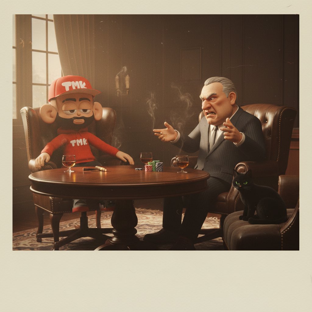 I was worried 😦 but The Don just wanted me to join the family 🤝 🇮🇹 

He made me an offer I can’t refuse ! 

#TMKLUCA #THEMONEYKIDS #TMK #godfathers #padrino