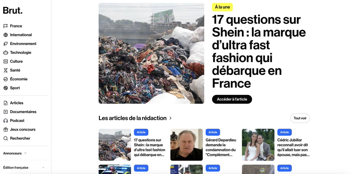 DÉSINFORMATION : Le média <a href="/brutofficiel/">Brut FR</a> victime d’une campagne d’usurpation. Photo de gauche le faux, à droite le vrai

🧵