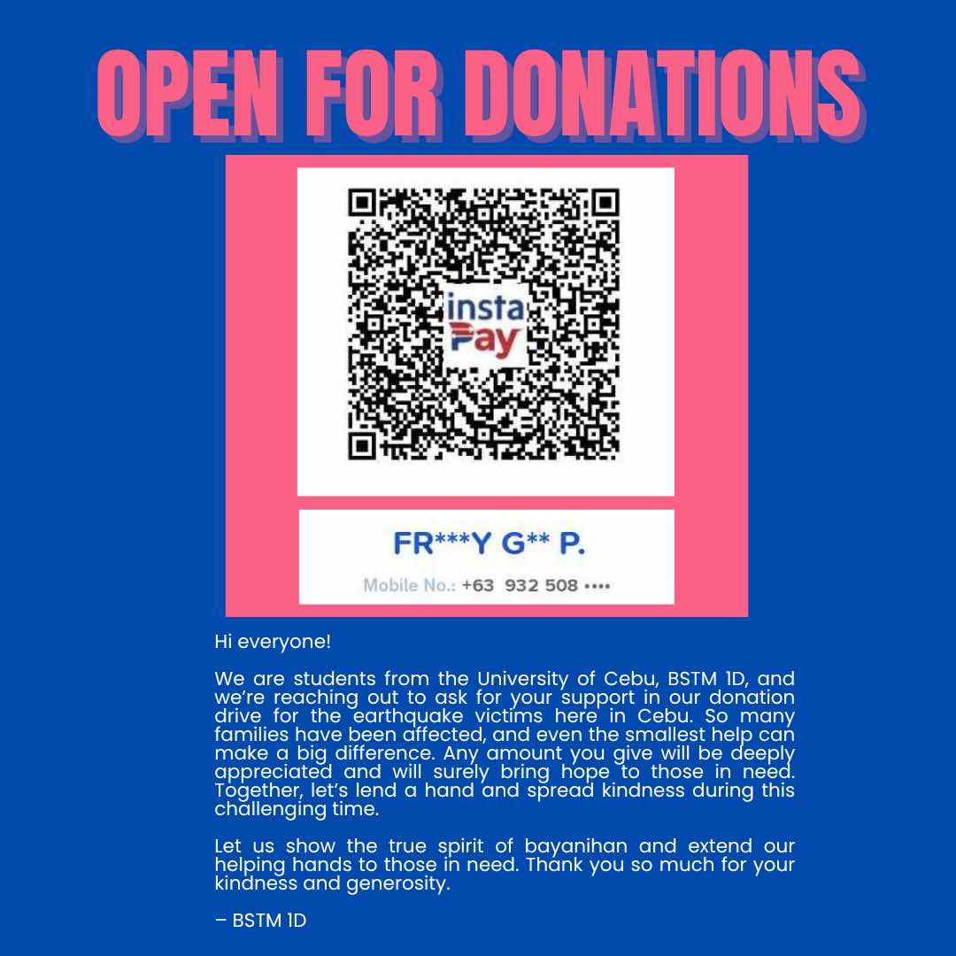 Yan_mae143's tweet photo. Hello po I know some of us are still busy and also  donating other organizations esp. sa mga taga Cebu, at bebs kumakatok lang po kami sa Inyo if may extra kayo and to those who willing  to help po , we do really appreciate it po ~~ kahit gaano man kaliit itoy making tulong napo! https://t.co/7D0qkVBear