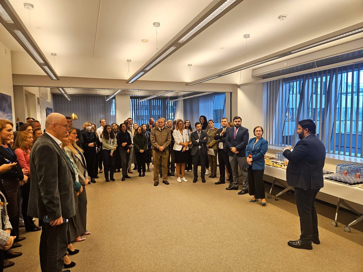 Today, once again I had the pleasure of meeting the growing community of Romanians working at <a href="/NATO/">NATO</a>. Their dedication and talent make our Alliance stronger, better, and more efficient every day. At <a href="/RomaniaNATO/">Romania at NATO</a> we spoke about their work, about Romania and we shared some delicious