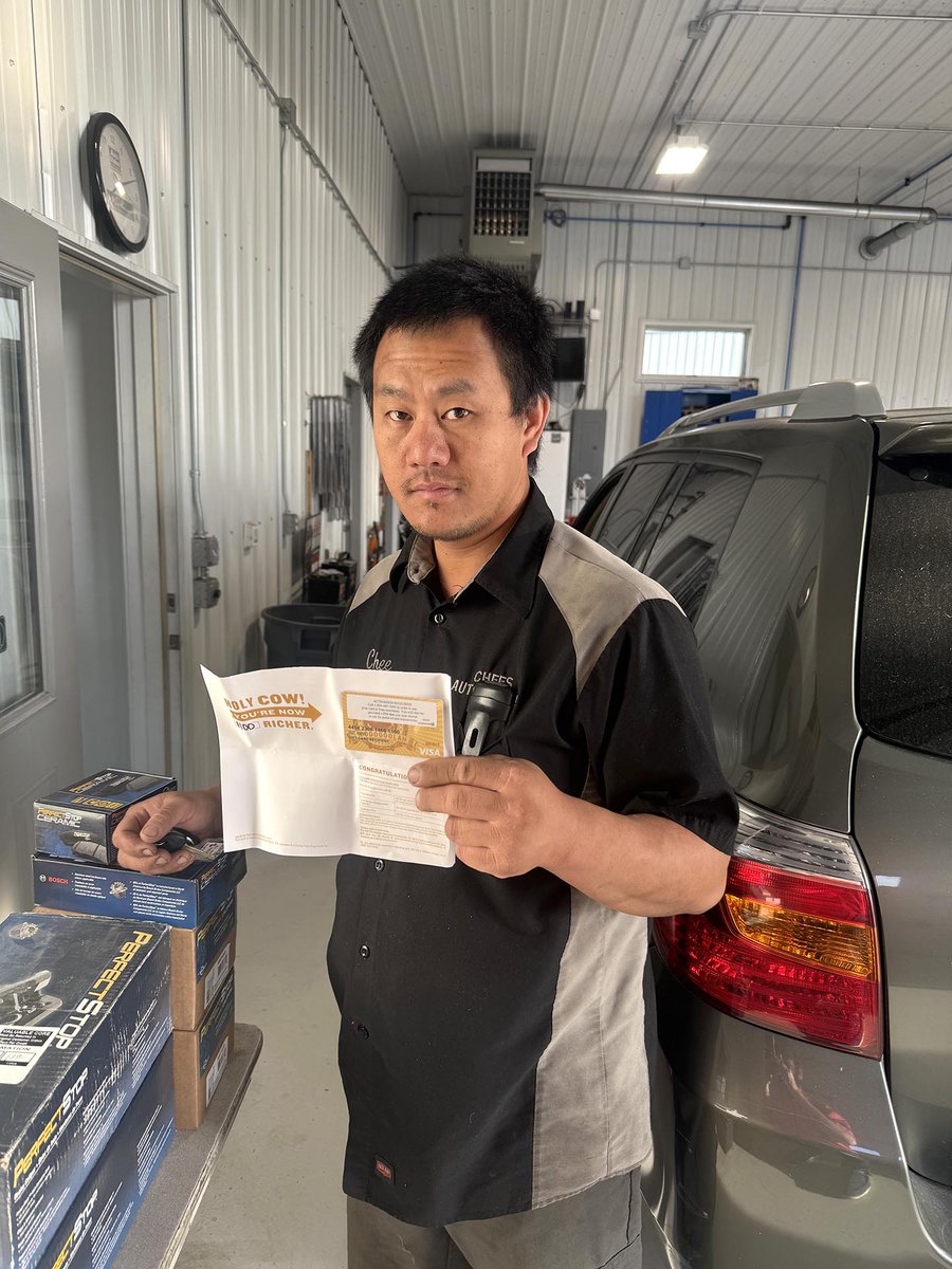 🎉Congratulations to Chee V. of Chee's Auto Repair in La Crosse, WI.🏆✨ Chee is a winner in our 2025 Perfect Stop Powersports Giveaway! We hope you enjoy your gift card and thanks for your continued support and dedication to the industry.