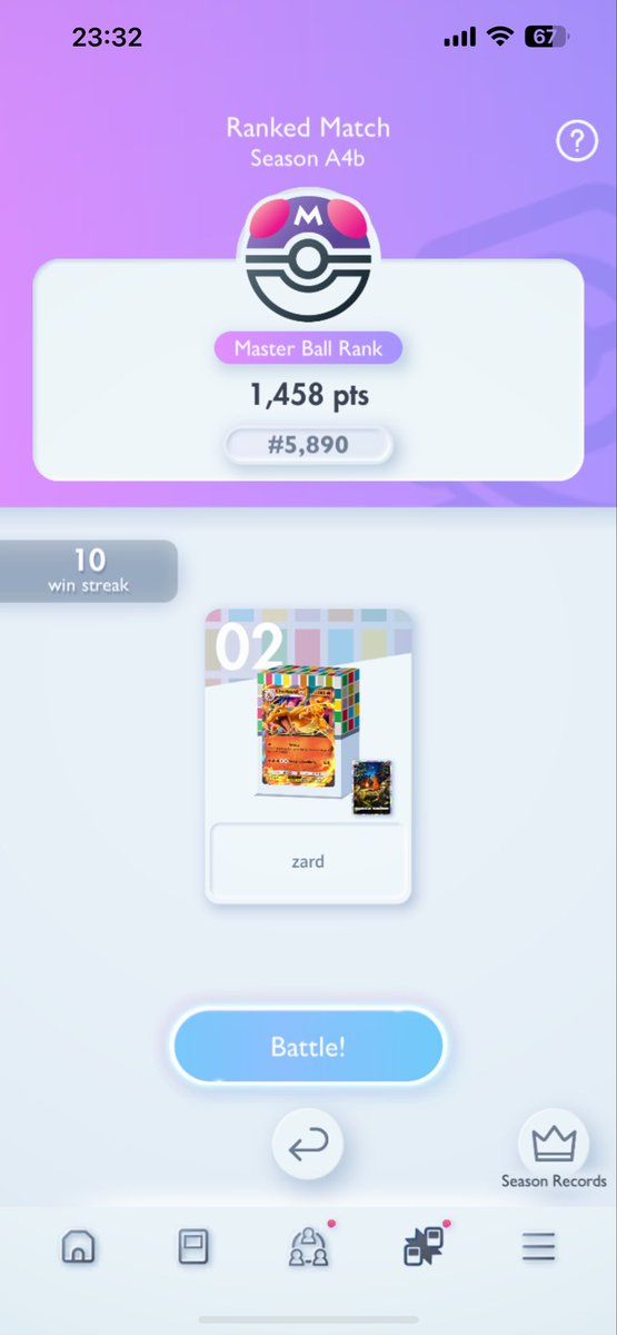 day 2 reset MB ? din expect to get so fast🙂‍↔️ ZARD BEST DECK