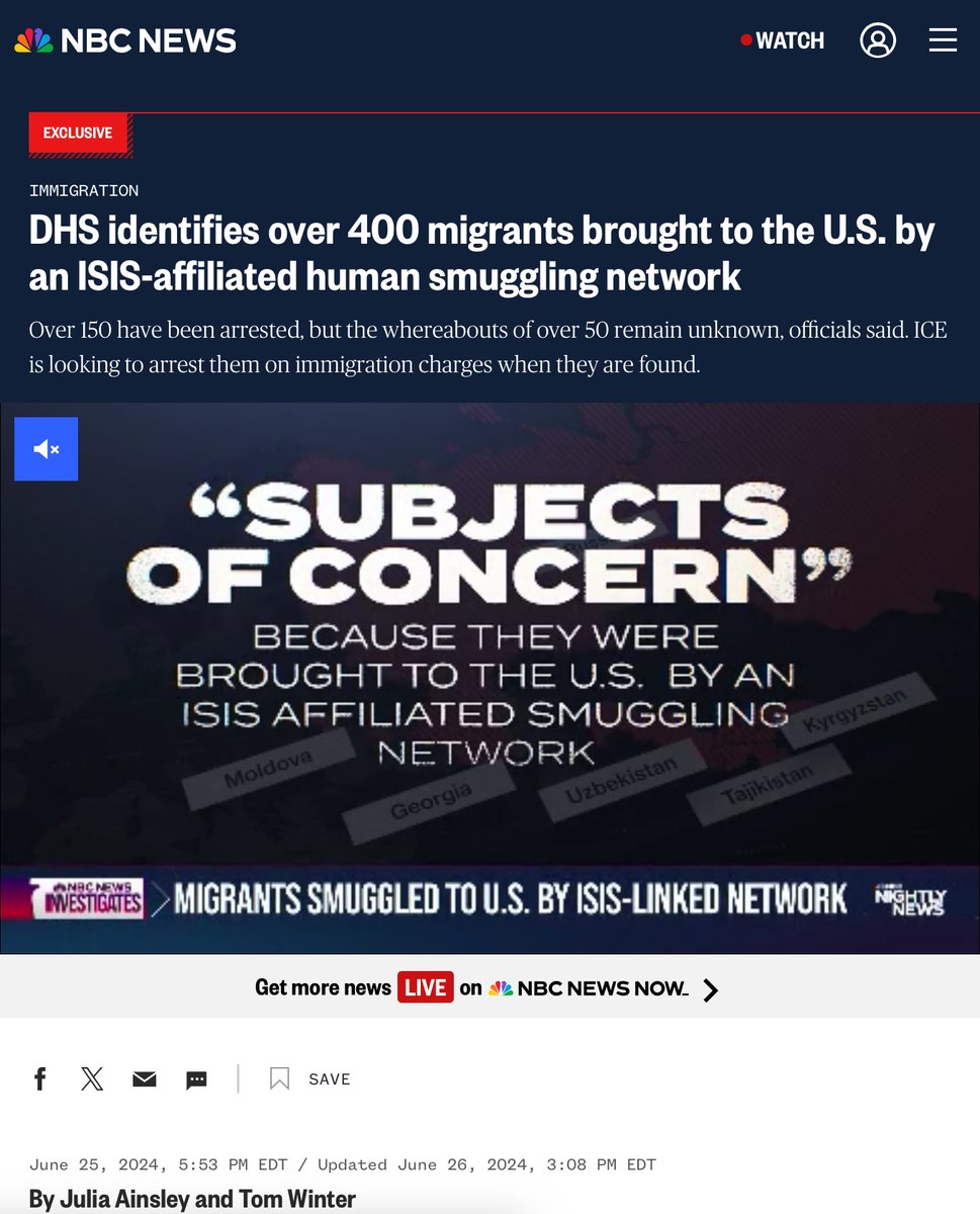 KimWexler35's tweet photo. @drutherfordshow @teamfroglogic @sarahadams During the Biden years, over 400 illegal aliens were brought into the U.S. by an ISIS-affiliated network that exploited Biden’s border policies.

Read the House Homeland Security Committee’s report from June 2024:
https://t.co/BnlJuLSUeZ https://t.co/nCIZfZVIgN