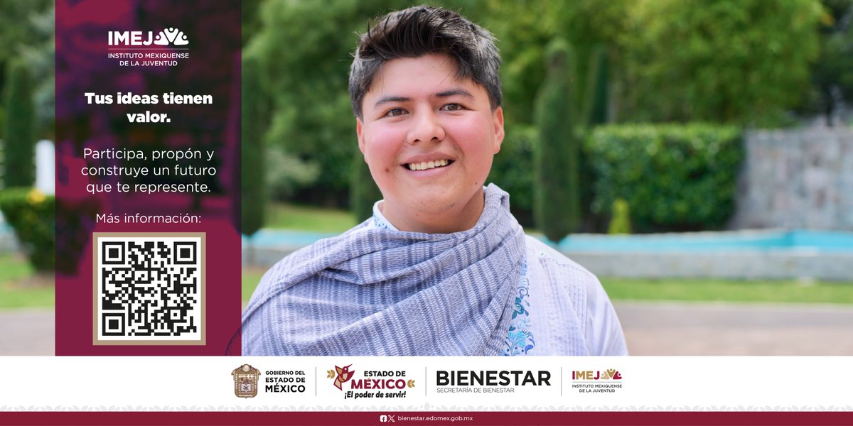 IMEJ_'s tweet image. 💡 Tus ideas tienen valor. Participa, propón y construye un futuro que te represente.
#ElPoderDeServir
#LaGeneraciónDeLaTransformación