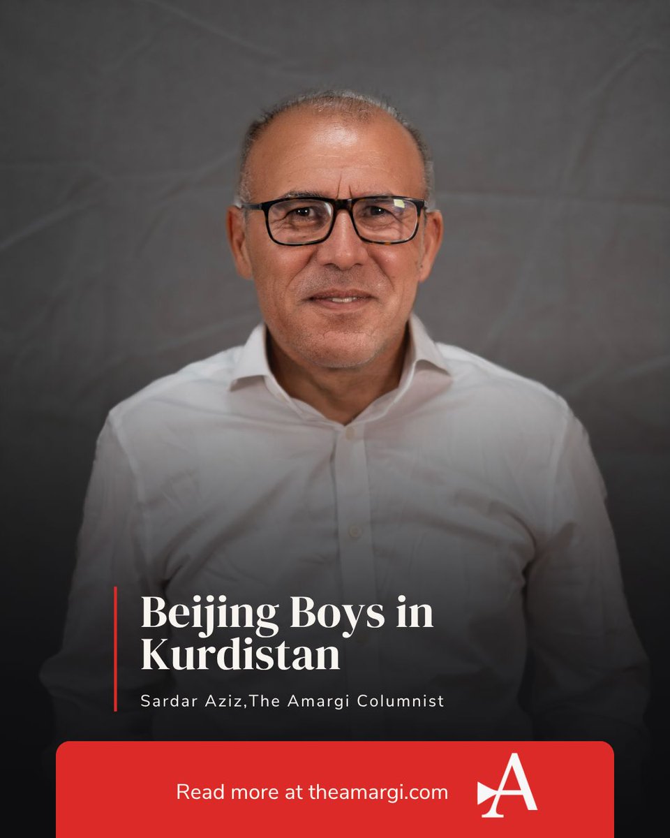 The Amargi (@the_amargi) on Twitter photo Kurdish elites are traveling to China on Beijing-funded programs. Some return praising China’s “miracle experiment,” echoing how the “Chicago Boys” once imported U.S. economic ideas to Chile.
Is Kurdistan turning east? Full column by <a href="/Aziz1Sardar/">sardar Aziz Dr.</a> in the comments👇 Kurdish elites are traveling to China on Beijing-funded programs. Some return praising China’s “miracle experiment,” echoing how the “Chicago Boys” once imported U.S. economic ideas to Chile.
Is Kurdistan turning east? Full column by <a href="/Aziz1Sardar/">sardar Aziz Dr.</a> in the comments👇