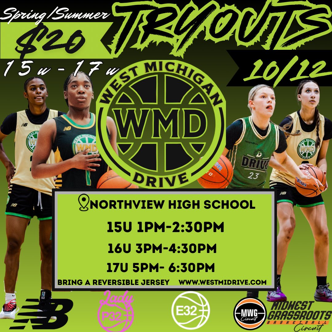 🚨Big News 🚨 We are thrill to be joining the other great programs in the first ever New Balance Circuit next spring &amp; summer.  

Come join us on this new opportunity.  👇👇

4th-8th Grade Tryouts 

wmdboys.leagueapps.com/events/4704434…

NBP32 &amp; NBE32 Tryouts

wmdboys.leagueapps.com/events/4704444…