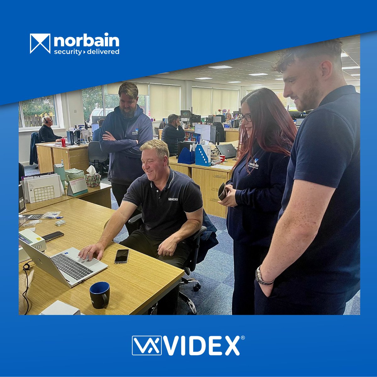 Norbain's tweet image. Yesterday, we had the pleasure of welcoming Barry Burger from @Videxsecurity to our Bispham office. It was great to catch up and get an in-depth look at their latest product portfolio. 

Thanks for visiting, Barry! 👏

#Norbain #Securitysolutions