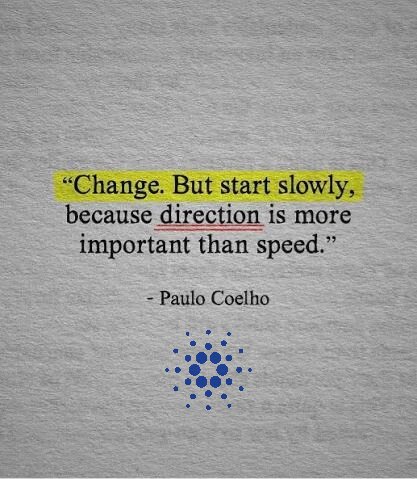 LaPetiteADA's tweet photo. Dear crypto community, I came across this quote from Paulo Coelho: “Change. But slowly, because direction is more important than speed.” and I couldn't help but think of Cardano. 🚀🦋🍄

Critics say Cardano is slow. But slow isn’t weak, it’s strategic. While other chains rush to update and face several downtimes, Cardano is building robust, peer-reviewed technology that works flawlessly. 

Cardano has never had any downtime. Its network is secure, reliable, and scalable. Governments, institutions, and enterprises won’t trust chains that constantly fail, instead, they'll trust robust blockchains that deliver predictable, long-term reliability. 

Every upgrade, every smart contract, every scaling solution is tested and audited. Cardano focuses on building an ecosystem designed to last for decades, not for people to make a quick gain.

Speed is flashy, but security, stability, and trust win over time, just like the tortoise defeated the hare at the end of the fable. 🐢🐇

So yes, direction is way more important than speed. 🔥