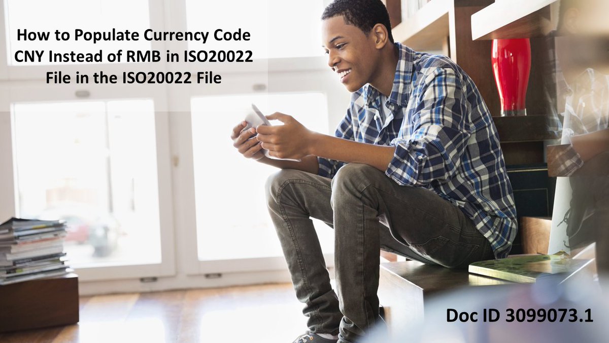 Oracle_EBS's tweet image. Follow detailed steps to replace RMB with the standard CNY code in ISO20022 payment files for Oracle #EBS #Payables. Doc ID 3099073.1. social.ora.cl/6016Ac5Xa
