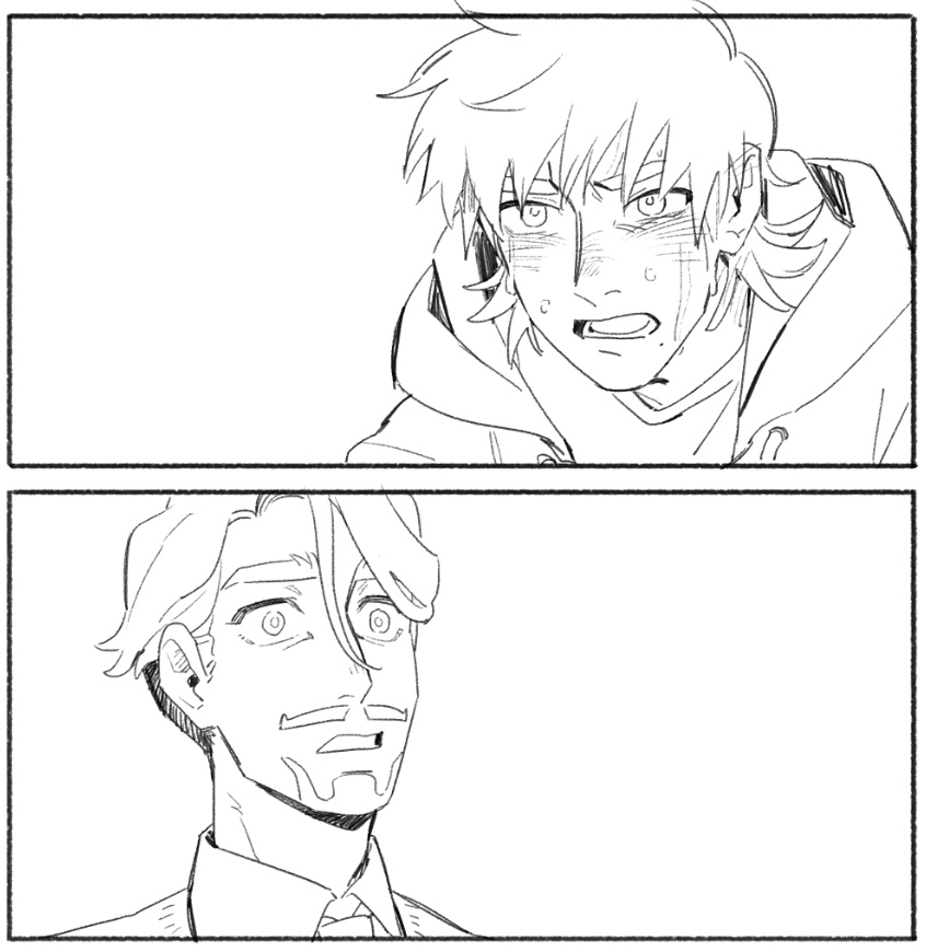 I'm only gonna have comic wips for a while sorr 