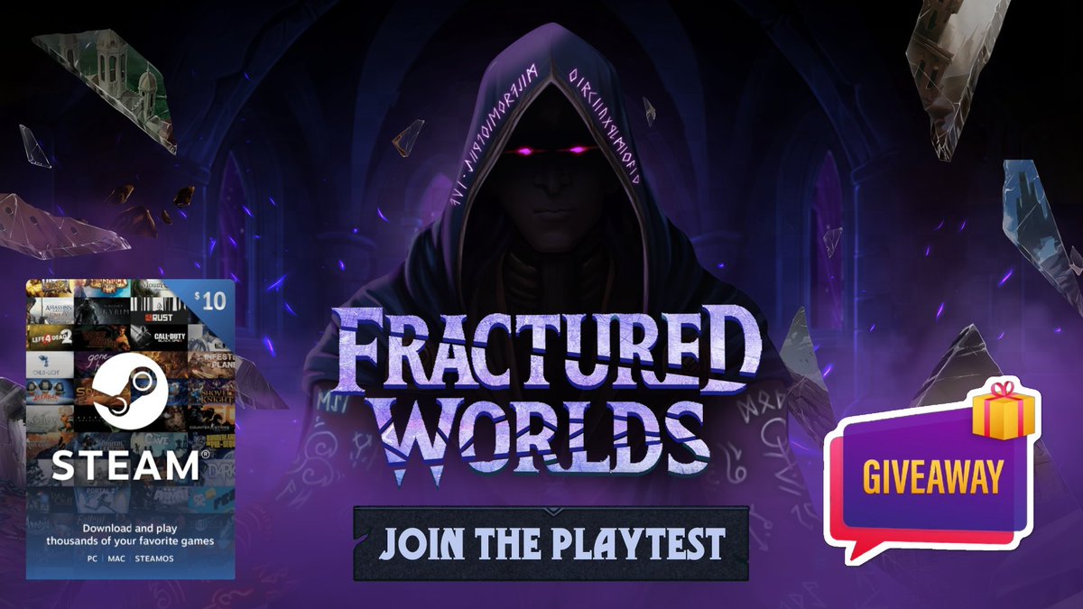 SteamGamesPC's tweet image. To celebrate the start of the public playtest on Steam and EGS, we’re giving away a 💸$10 Steam Gift Card!💸

To enter:
✅ Like this post
🔁 Repost
🎮 Wishlist the game and check out the playtest: store.steampowered.com/app/1879860/Fr…
👁‍🗨 Follow @LaserGuidedGame &amp;amp; @HumanQube
 
 📆End in 3 days!