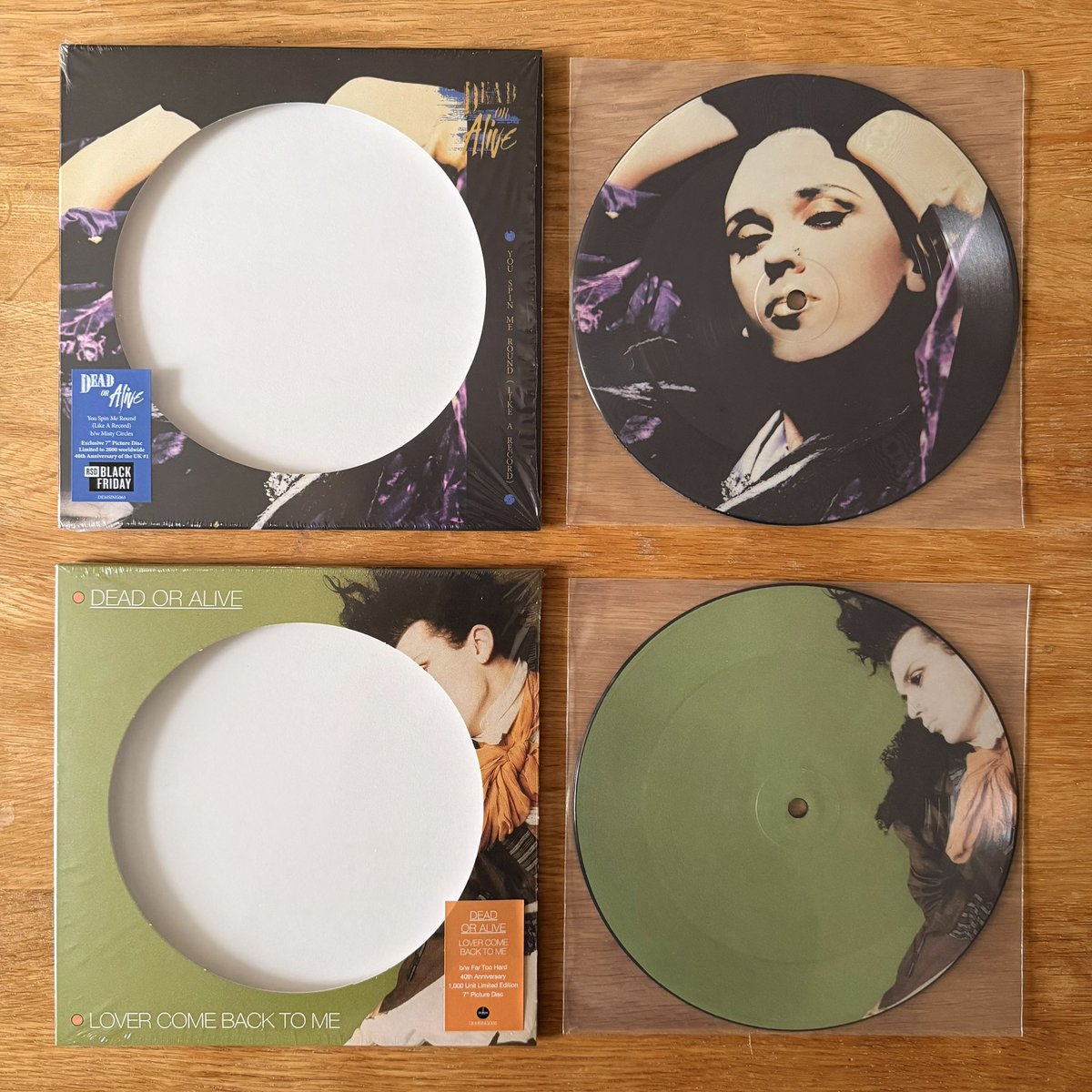 RetroPopBoy's tweet image. Dead or Alive reissue madness! Their 8th vinyl reissue this year. After the three RSD releases come this gold vinyl edition of “Youthquake” and the four singles on picture disc. #DeadOrAlive #StockAitkenWaterman #SAWcollection #PWLcollection #ColouredVinyl @PWLHitFactory