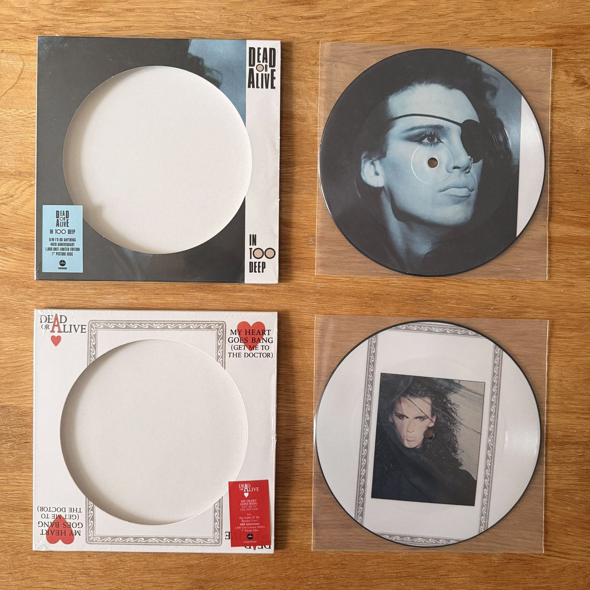 RetroPopBoy's tweet image. Dead or Alive reissue madness! Their 8th vinyl reissue this year. After the three RSD releases come this gold vinyl edition of “Youthquake” and the four singles on picture disc. #DeadOrAlive #StockAitkenWaterman #SAWcollection #PWLcollection #ColouredVinyl @PWLHitFactory