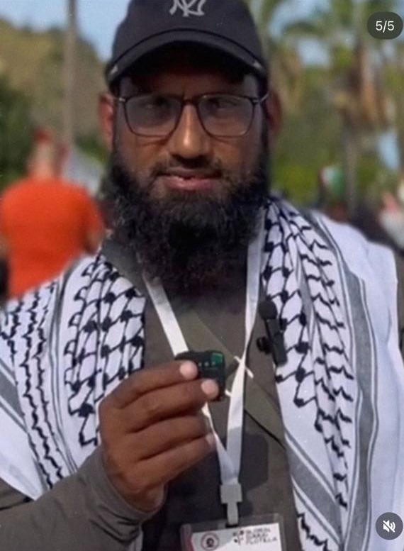 afnanullahkh's tweet image. ڈاکٹر اوسامہ ریاض، سید عزیر نظامی اور مولانا خطیب الرحمن  بھی ان پاکستانیوں میں شامل ہیں جو گلوبل سمڈ فلوٹیلا کا حصہ ہیں۔ آپ کی بہادری کو سلام