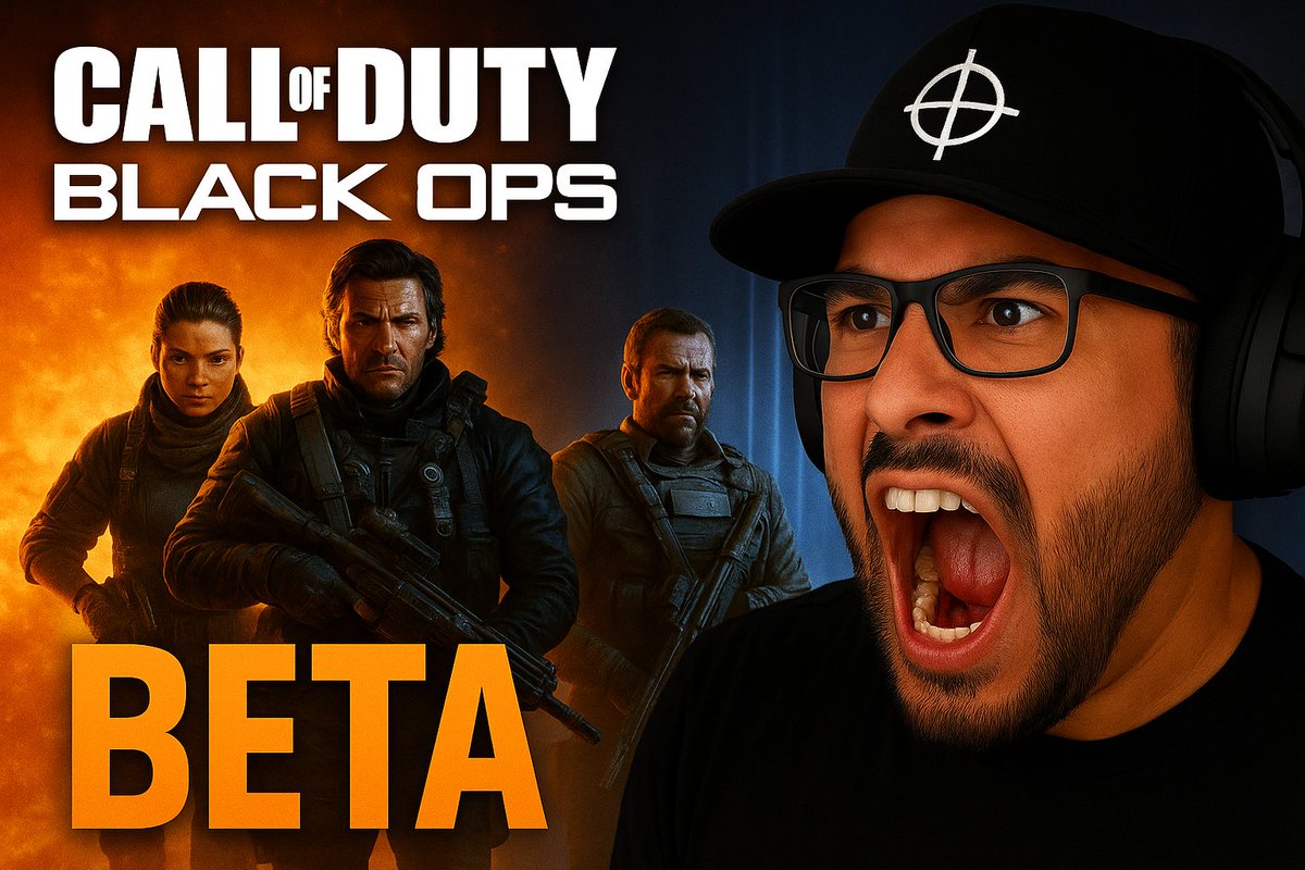 CPTCybertruck's tweet image. 🔥 We’re LIVE! 🔴
Jumping into the Call of Duty: Black Ops 7 BETA – first impressions, insane gameplay, and raw reactions.
Come through &amp;amp; let’s talk Black Ops 7 together!
👉youtube.com/live/eQBXsIkk2…
 
#BlackOps7 #CallofDuty #CODLive