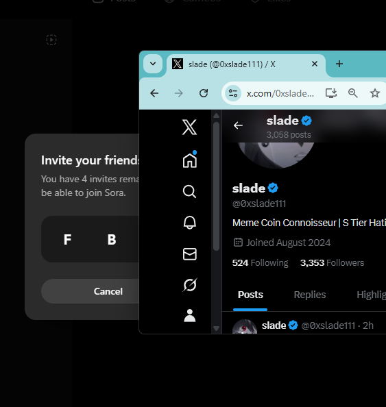 just got access to Sora 2 and man its insane

doing an invite code giveaway

like, rt, and comment (must be following so I can dm)