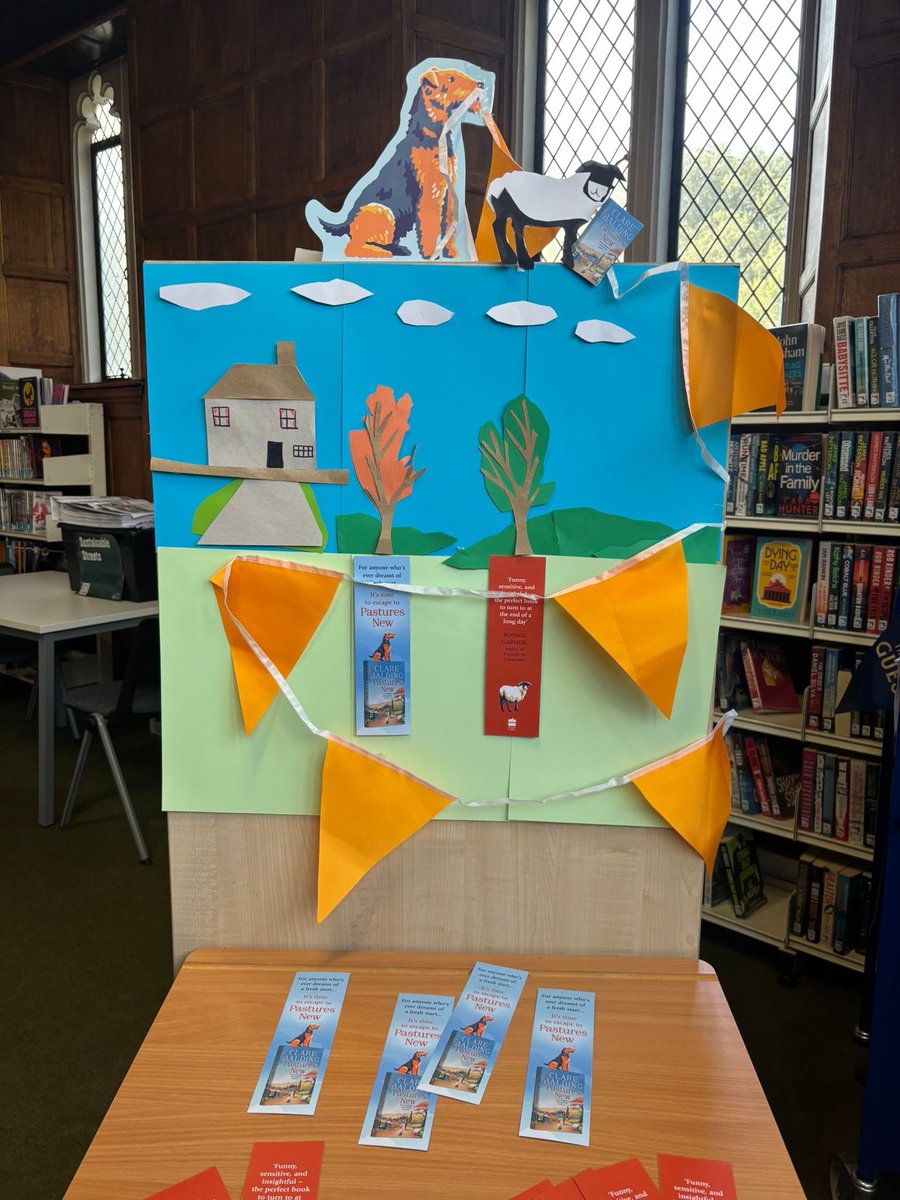 CharltonLib's tweet image. We’re excited for the latest book ‘Pastures New’ by Clare Balding, her first adult book described as a ‘joyful debut’ at #CharltonLibrary! With thanks to @HarperFiction + @readingagency for the resources, looking forward to #PasturesNew! 📚 #LoveYourLibrary