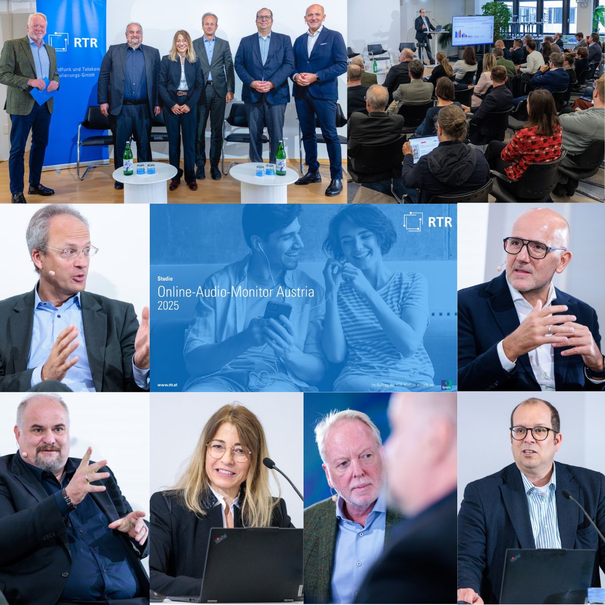 Podcast-Boom bei jungen Menschen: RTR Medien präsentierte Ergebnisse des "Online-Audio-Monitor 2025", erstmals auch im direktem Vergleich mit dem deutschen OAM. Zu Gast war Dr. Thorsten Schmiege, Präsident der Bayerischen Landeszentrale für neue Medien. rtr.at/PI_OAMA2025