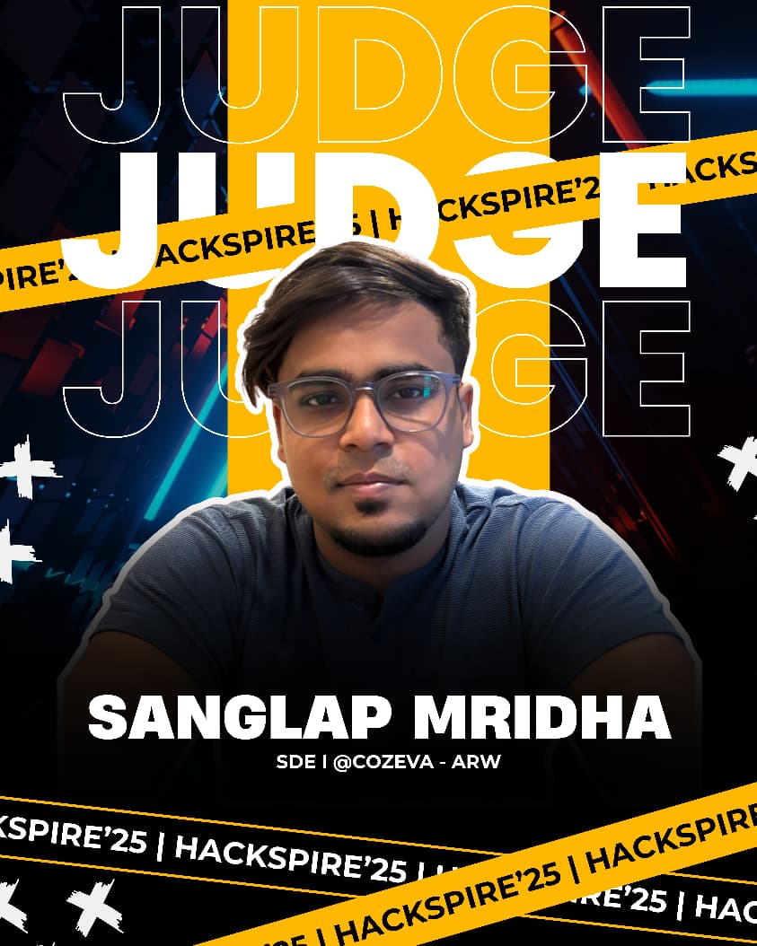 acmfiem's tweet image. 🌐 Judge Spotlight 
🌐 Thrilled to welcome Mr. Sanglap Mridha to the HackSpire’25 Judge Panel! 
✨ With sharp insights & dynamic vision, he’ll guide innovators to not just shine but soar! 🚀💡
📅 31 Oct–1 Nov | 📍 FIEM Campus
#HackSpire25
#InnovationMeetsExperience 
#FIEMACM
