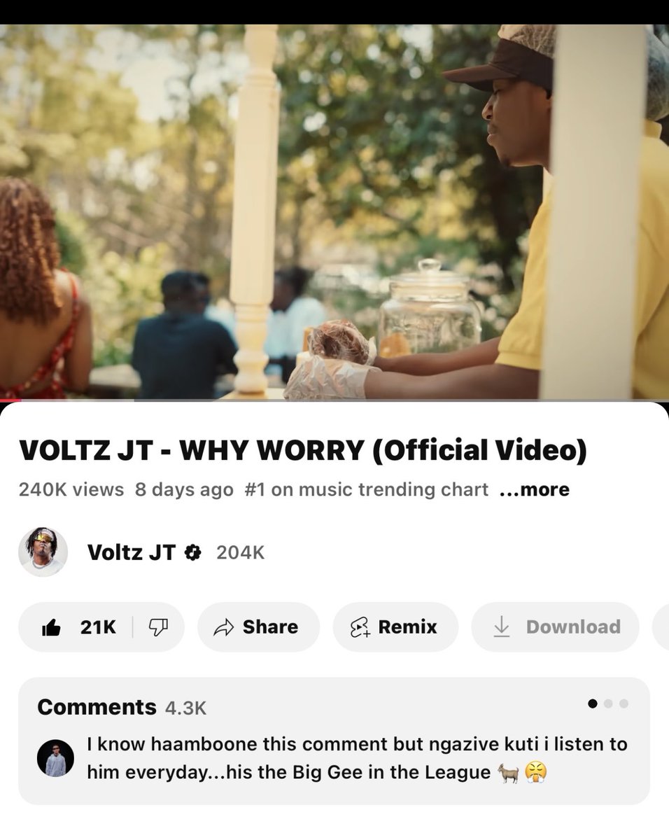 N.O.P Makoni🛣️ (@voltz_jt) on Twitter photo Number 1🙏🔥 Let’s Go!!  
youtu.be/nlfsnWm0Dwo?si… Number 1🙏🔥 Let’s Go!!  
youtu.be/nlfsnWm0Dwo?si…