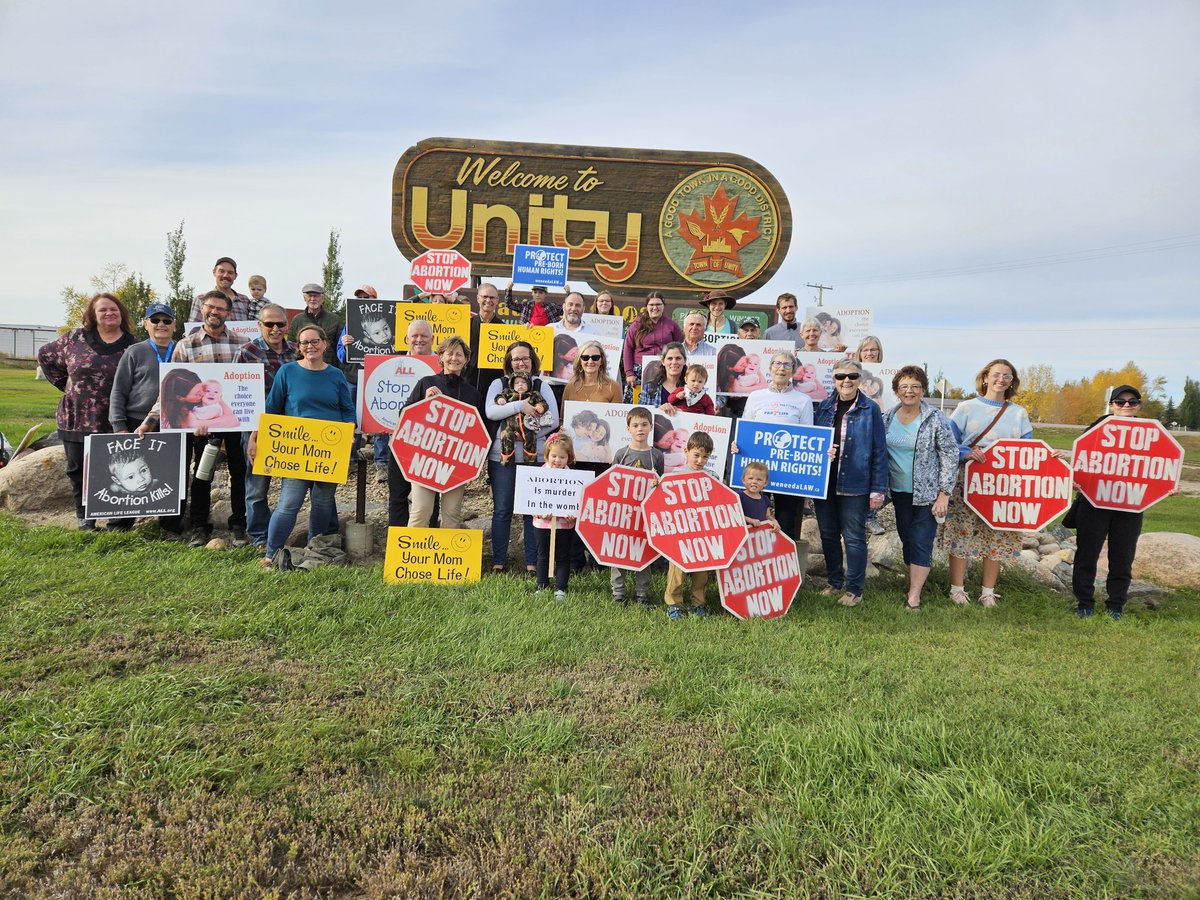 CampaignLife's tweet photo. 🚨Pro-lifers Across Canada to Join 35th Annual Life Chain Demonstration
On Sunday, October 5, pro-lifers across North America will gather in their communities for Life Chain, an annual hour of prayer and peaceful public witness for the preborn.
This year will mark the 35th national Life Chain in Canada; Campaign Life Coalition brought this event to Canada from the United States in 1991. Hundreds of thousands of Christians have participated since.
In cities and towns across the country, both young and old will line busy streets and intersections, holding signs with messages such as “Abortion Kills Children,” “Abortion Hurts Women,” and “Adoption: A Loving Option.”
“Why do we return year after year? Why should we stand quietly on the sidewalk, reminding our neighbours that a great injustice is taking place against the smallest and most vulnerable members of the human family?” asked Josie Luetke, Campaign Life Coalition’s Director of Education & Advocacy and a member of the Life Chain Canada committee. “Because we cannot sit back and remain idle in the face of it.”
She added: “Spreading awareness locally at least once per year is the least we can do until we finally see an end to abortion. Our culture is crying out for modern-day prophets who will courageously share the truth and call for a conversion of heart.”
For more information, including a full list of locations, please visit: https://t.co/3bOPr25dy7.
What: Life Chain
Where: 350 locations across Canada (see list of locations at https://t.co/S1iqbeSNI4)
When: October 5, 2025, 2-3 pm (date and time may vary in some locations)