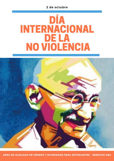 Día internacional de la no violencia!!!