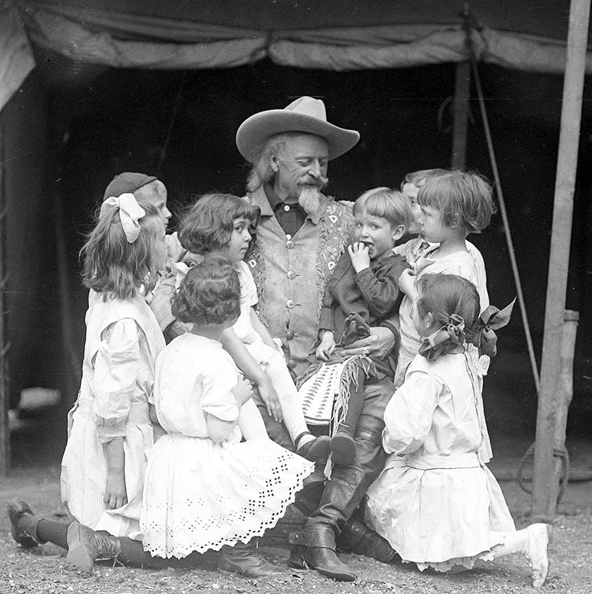 Buffalo Bill Cody was more than a showman—he was a scout, soldier, and one of the most famous figures of the Old West. His Wild West shows brought the frontier to audiences around the world, shaping how generations imagined cowboys, Native Americans, and the open plains. His Wild