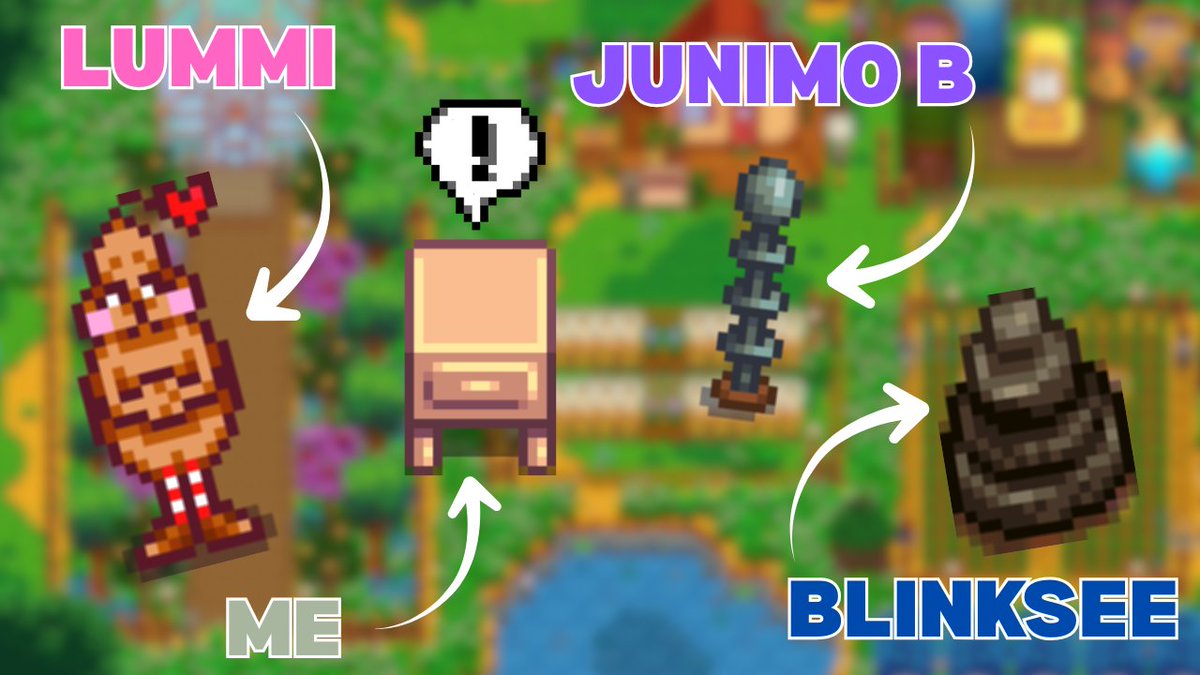 mellonzlord's tweet image. Stardew Valley Prop Hunt video is LIVE!
I had so much fun putting this together and it's definitely my longest video to date 💗
I hope you enjoy and that it makes you laugh 🤭
Thank you to @lummi_a , @bjunimo , and @Blink_See_ for helping me out and doing this with me!!
🔗 Below