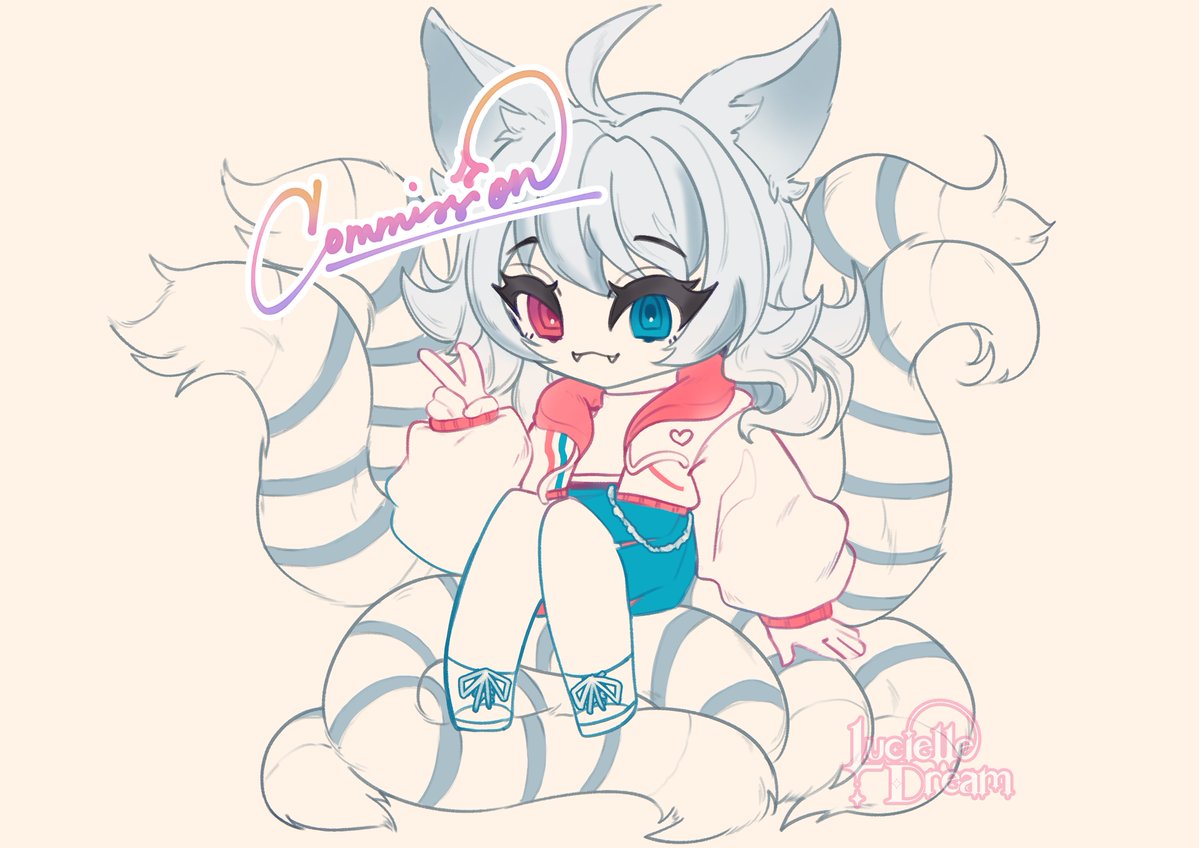 ⭐️Surprise Me Chibi Sketch CM for <a href="/Kit_CatYT/">Kit_Cat | Kitsune Cat</a> 

(๑>◡<๑)

#VGenComm