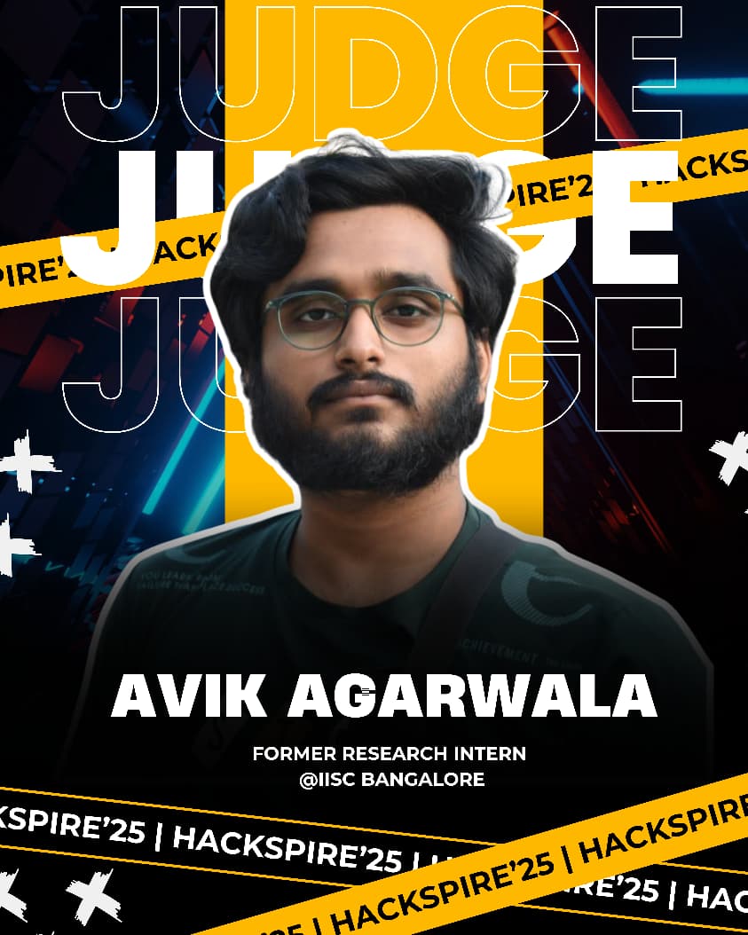 acmfiem's tweet image. Oh no, it just got tougher—yet far more exciting! 
🚀 The HackSpire’25 Judge Panel shines brighter with Mr. Avik Agarwala joining us. 
✨ FIEM ACM Students’ Chapter is truly overjoyed to welcome you aboard, Sir! 💫
#FIEMACMStudentsChapter #HackSpire2025 #InnovateToInspire