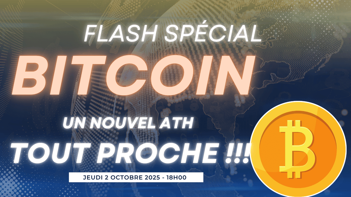 BITCOIN FLASH URGENT 🚨 UN NOUVEL ATH TRÈS BIENTÔT ? ANALYSE CRYPTO ✓ Vidéo  disponible içi : 👉 https://t.co/iFbx4AzKU6 - Commentez ma vidéo sur  YouTube ✓ - Partagez et retweetez à fond 🔥 $BTC #bitcoin #crypto #Bullrun