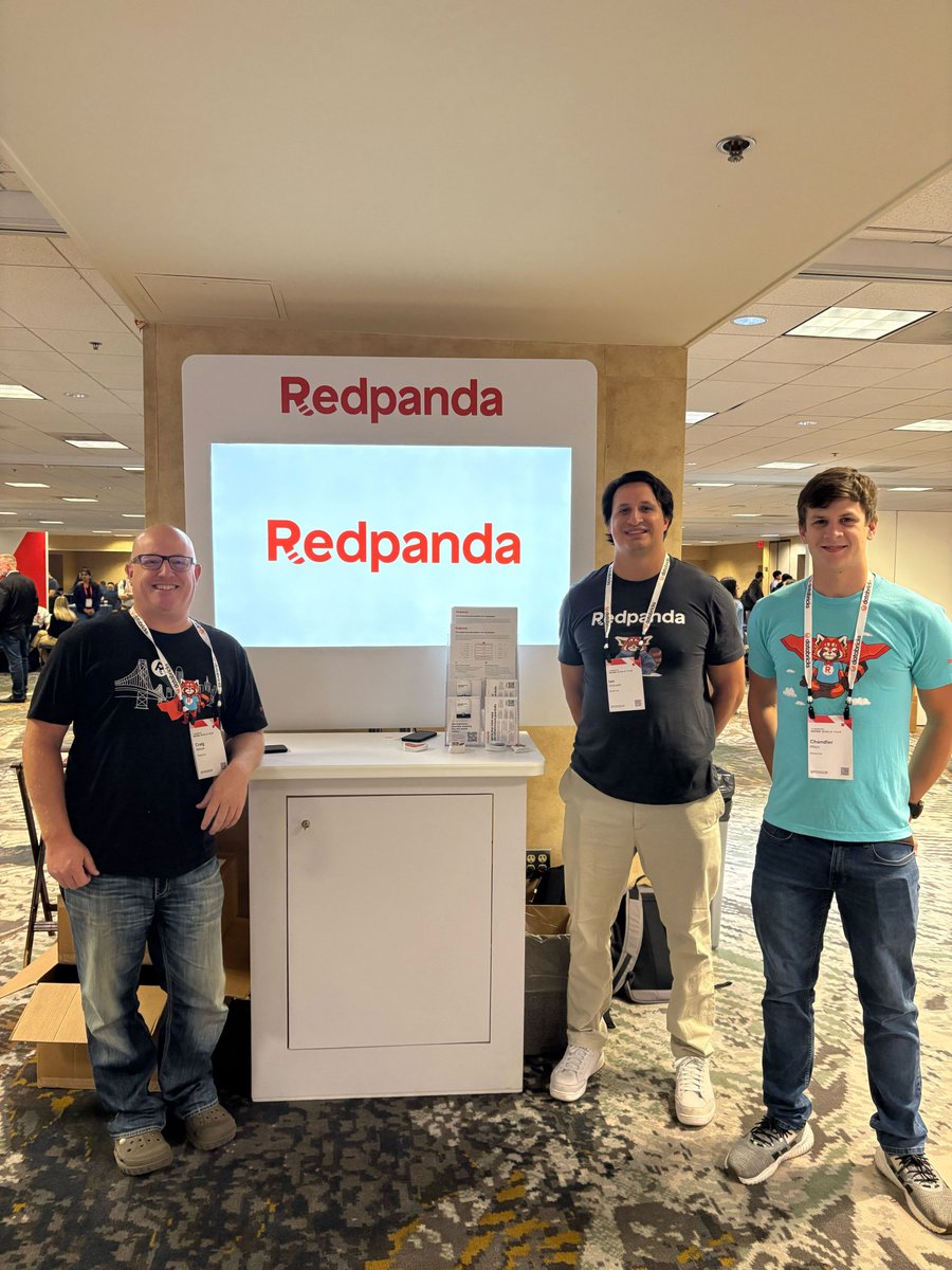 redpandadata's tweet image. 🐾 MEET US AT: @Databricks #DataAIWorldTour Atlanta!
Rumor has it a pack of savvy pandas will have a booth stocked with enviably soft shirts and laptop-worthy stickers... 👀 (Okay, we may have started that rumor.)
If you're a #developer curious about #streamingdata and…