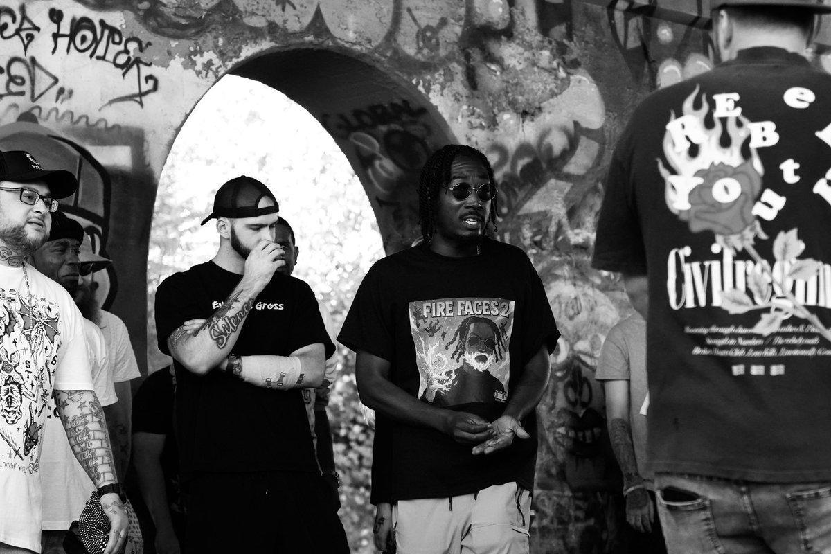 DaveColder's tweet photo. @thecyphersociety Ch. 55 otw 🥶 

‘Fire Faces II’ out now on all streaming platforms, today! 

📸: @shotsbyauzzie https://t.co/NStlYfugSj