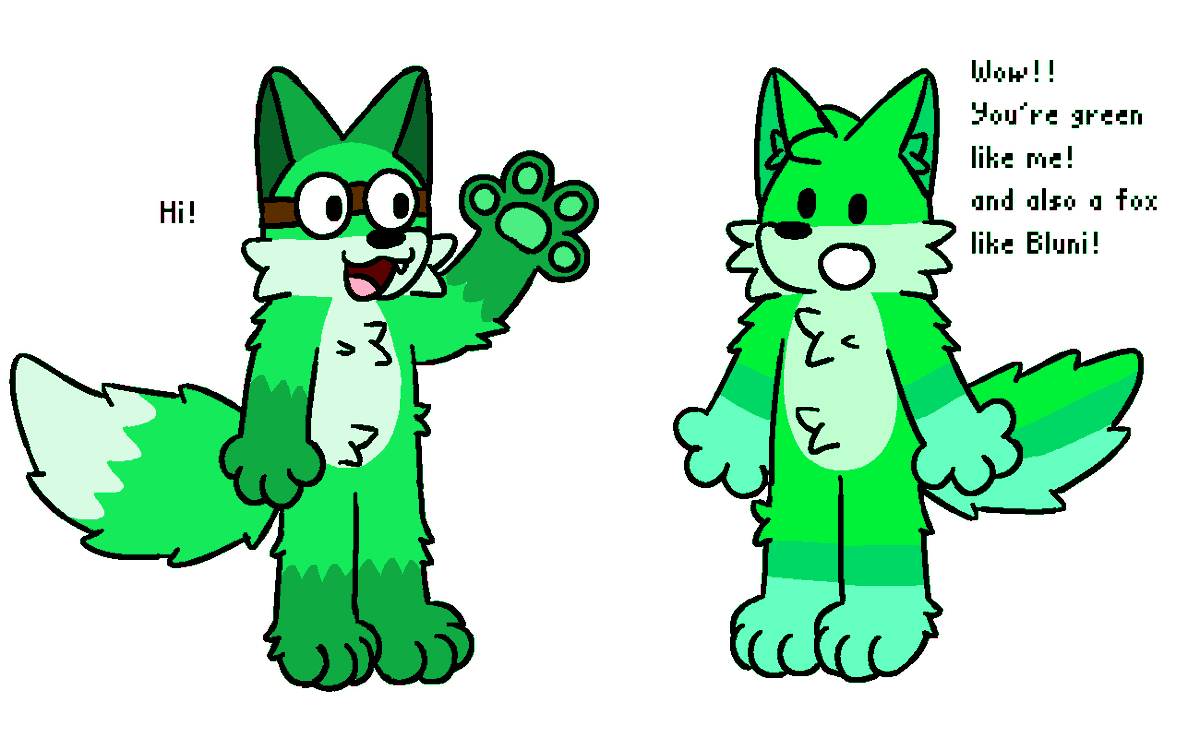bluniowo's tweet photo. The green wolf meets the green fox
@Sadi_Chaos https://t.co/UtJn4U7S5v