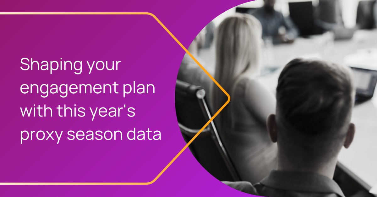 Computershare's tweet image. This review of key findings from the 2025 proxy season can help you shape your 2026 shareholder engagement and harness this year’s trends going forward. spr.ly/6018AuS8w

#ProxySeason #CPU