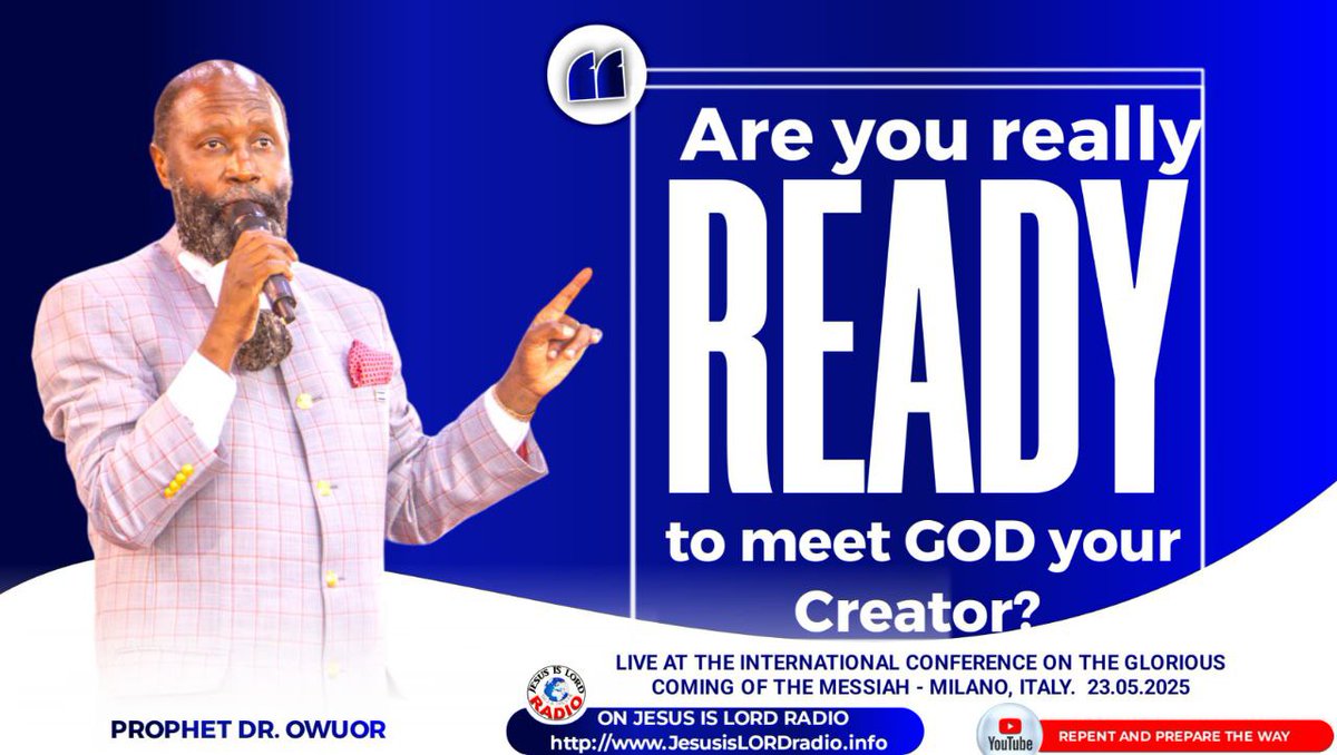 DennMwalimu's tweet image. What report do you have when you appear before God YAHWEH?
#EndTimePower