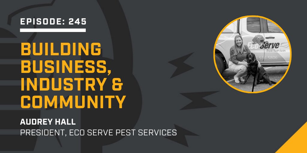 Audrey Hall (President, Eco Serve Pest) joins Dan &amp; Donnie on #PMPIndustryInsiders to share how she grew a 27-person company, built expansion plans &amp; wove community giving into her business model.

🎧 Listen: hubs.la/Q03LHDfX0

#PestControl #Leadership #Community