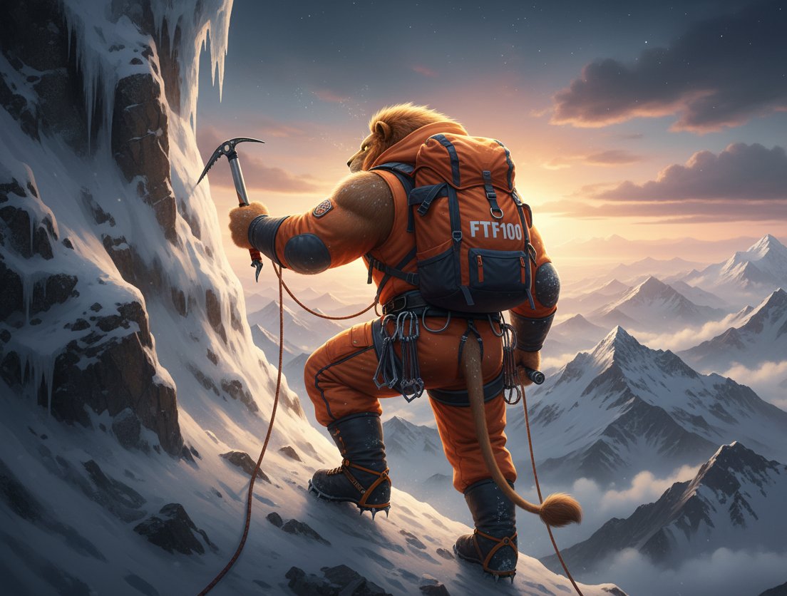 FTFflip100's tweet photo. The climb tests you 🏔️💪
But the reward makes it worth it 🌄
Stay focused, Lions 🦁
#FTF100 to the top 🚀🔥 https://t.co/EYWQCnC2Mx