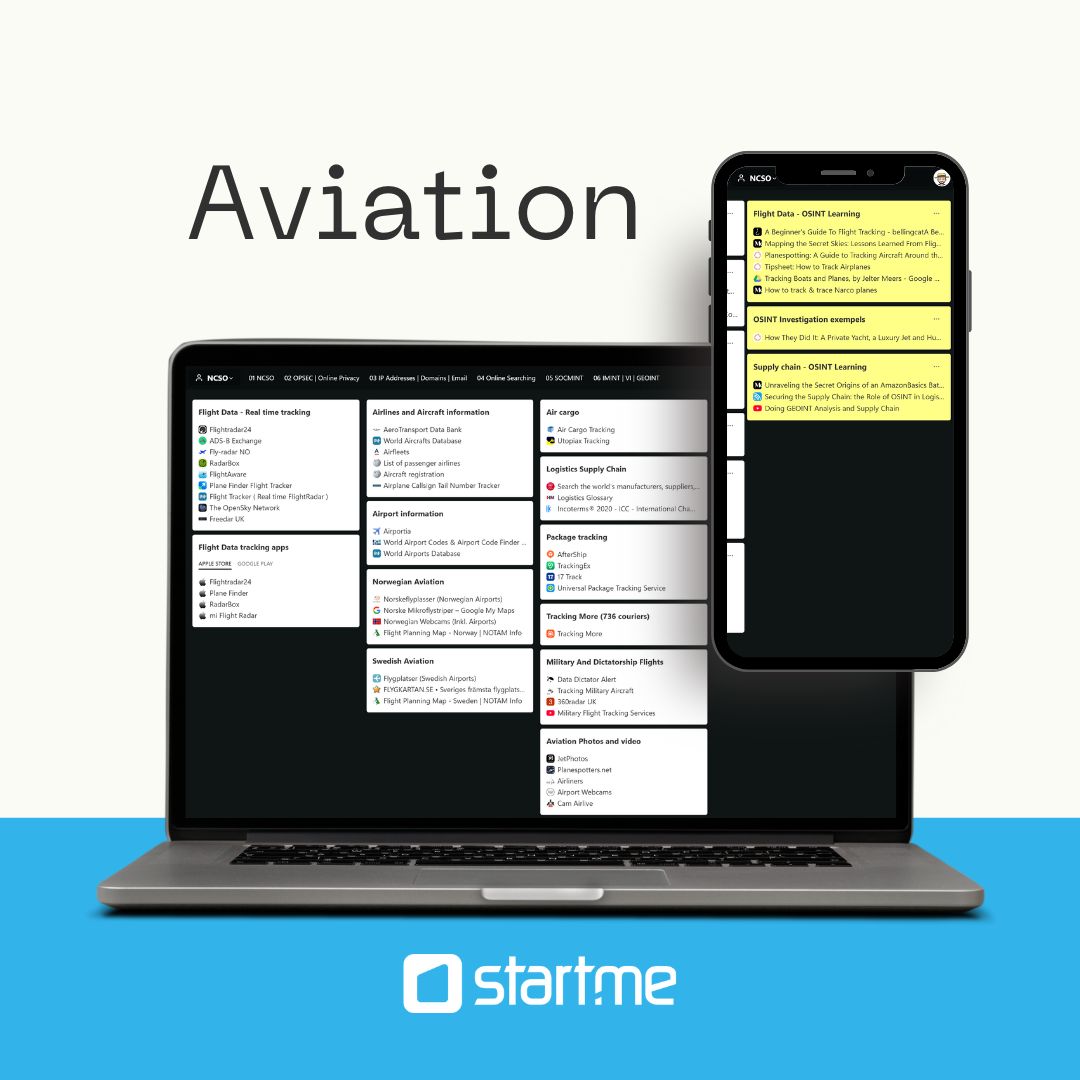 startme's tweet image. Need real-time flight data, tracking apps, or package status - all in one place? Explore curated aviation tools to monitor flights, airports, and shipments fast. start.me/p/Nx1g5M/19-av…
 #Aviation #FlightTracking