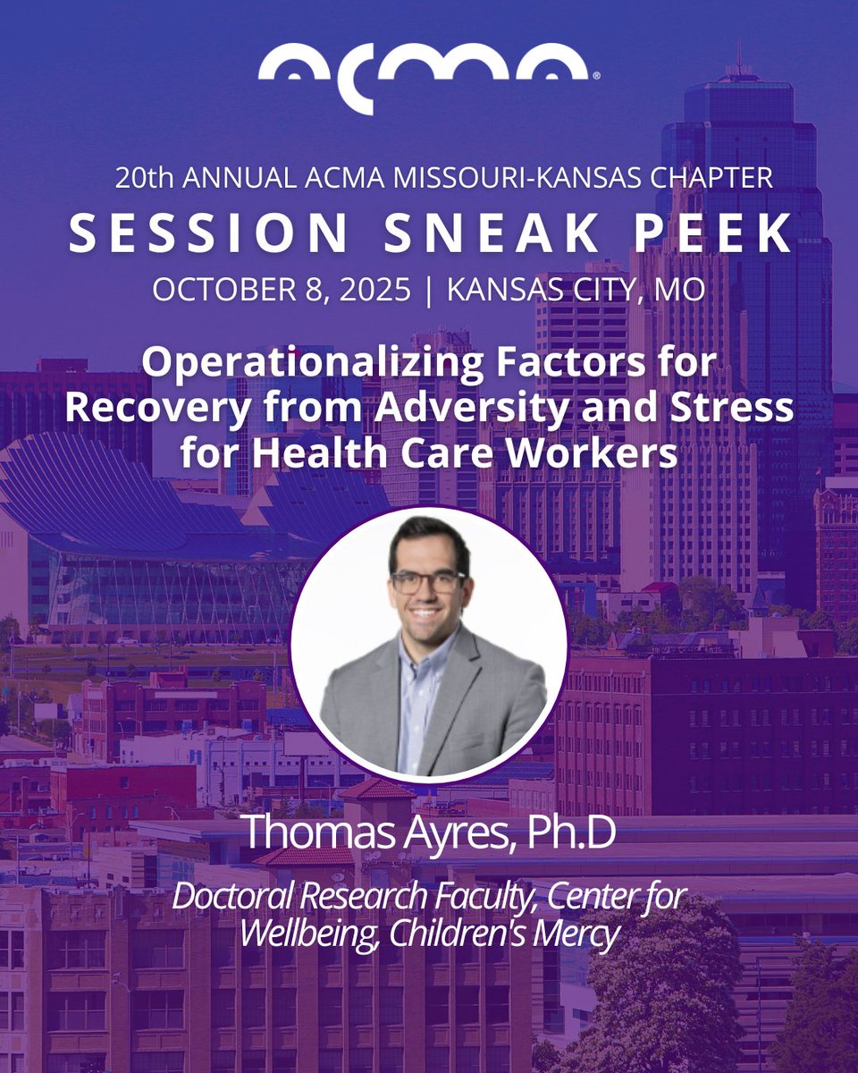 ✨ Attention Missouri-Kansas case managers and transitions of care professionals!

Don’t miss this impactful session: Operationalizing Factors for Recovery from Adversity and Stress for Health Care Workers. 

Register today: hubs.la/Q03LVYHG0