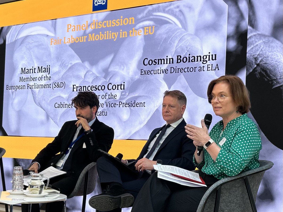 Today’s discussions made one thing clear: Europe needs stronger action to protect mobile workers and ensure fair labour mobility.

A strong Single Market and a fair one go hand in hand.

Thank you to everyone who attended and contributed.

🔗 More info: bit.ly/3KwuJF2