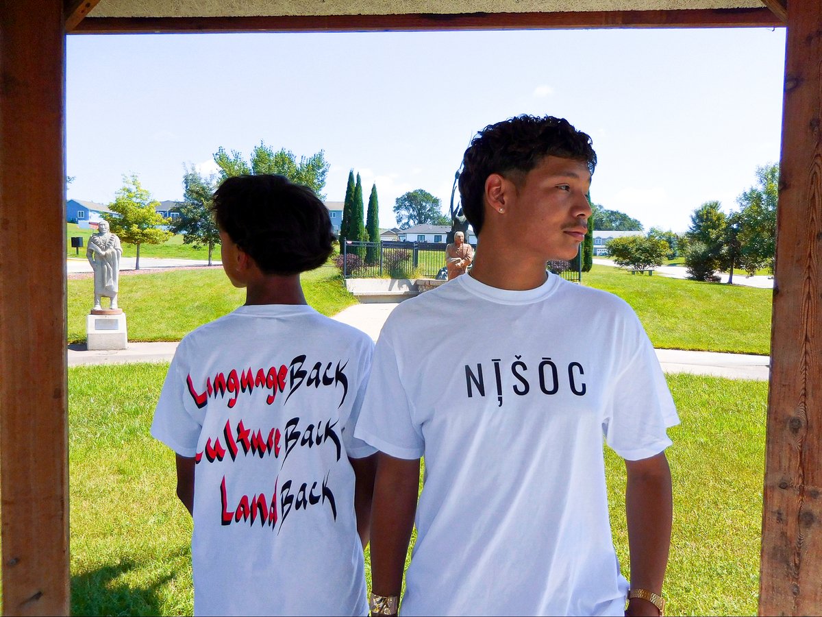 ✨ Introducing Nī̖šōc — an Indigenous streetwear brand rooted in the sovereignty of the Winnebago Tribe of Nebraska. Using fashion as Visual Sovereignty, Nī̖šōc empowers youth + sparks dialogue. Shop 3 t-shirt + 4 sticker designs built on pride + resilience🌎✊