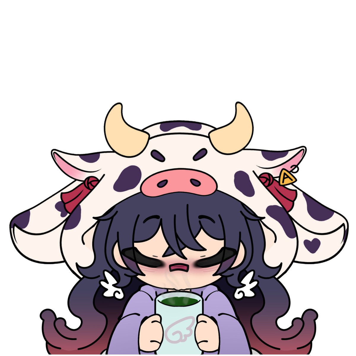 ariichanshop's tweet image. we love matcha in this house 🐮💖✨🌱