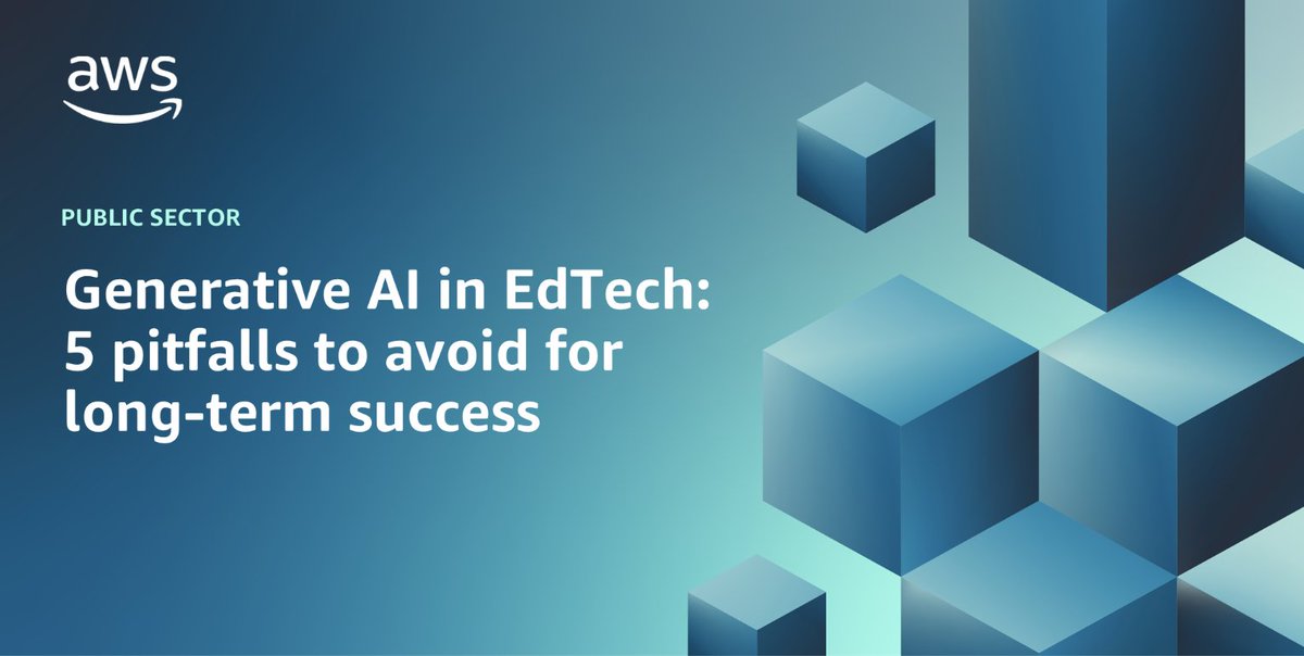 AWS_Nonprofits's tweet image. Is your education focused nonprofit feeling pressured to rush your EdTech&apos;s AI strategy?

💡Check out why thoughtful implementation beats speed—&amp;amp; how to do it right. 👉 go.aws/3KtoEck